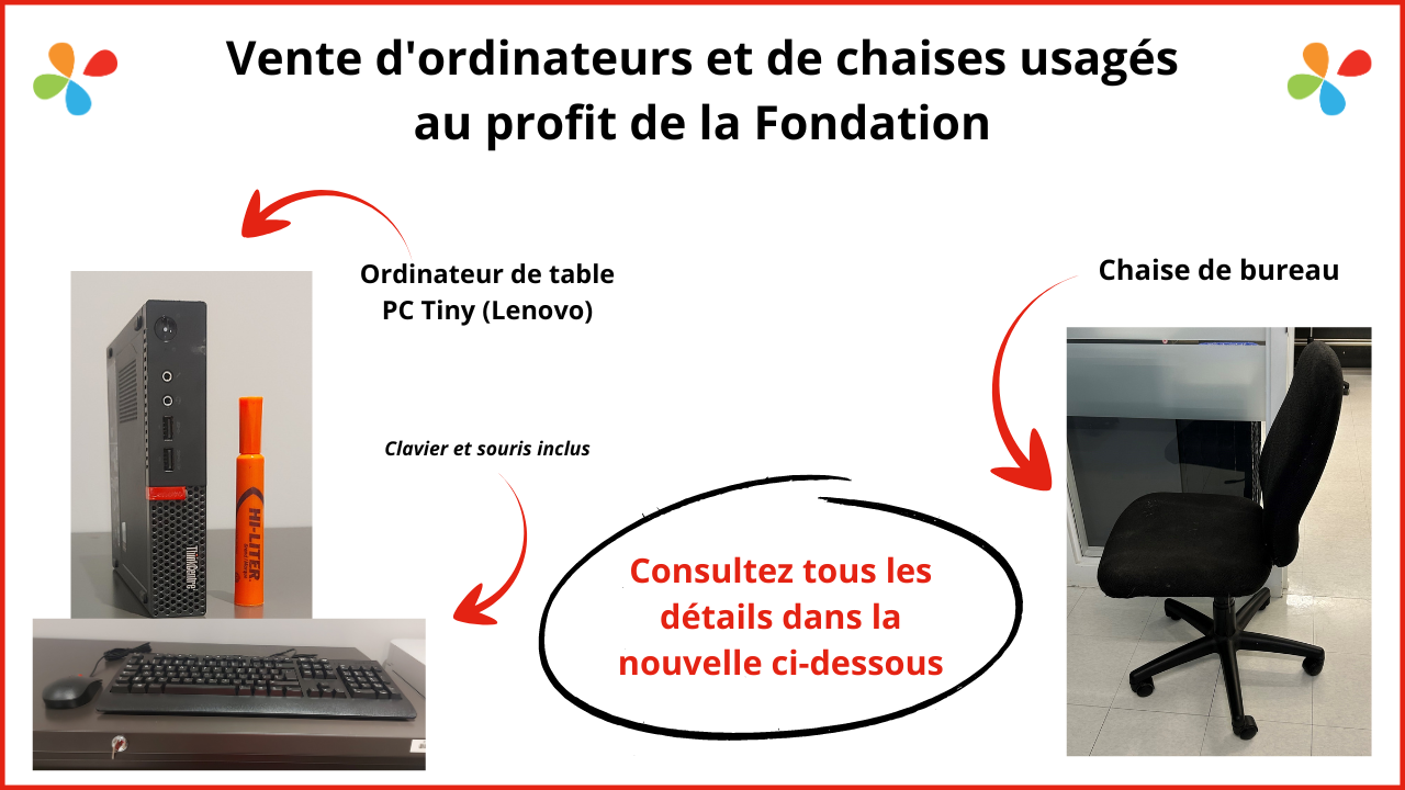 Fondation - tuile vente ordi (et chaise) A-23