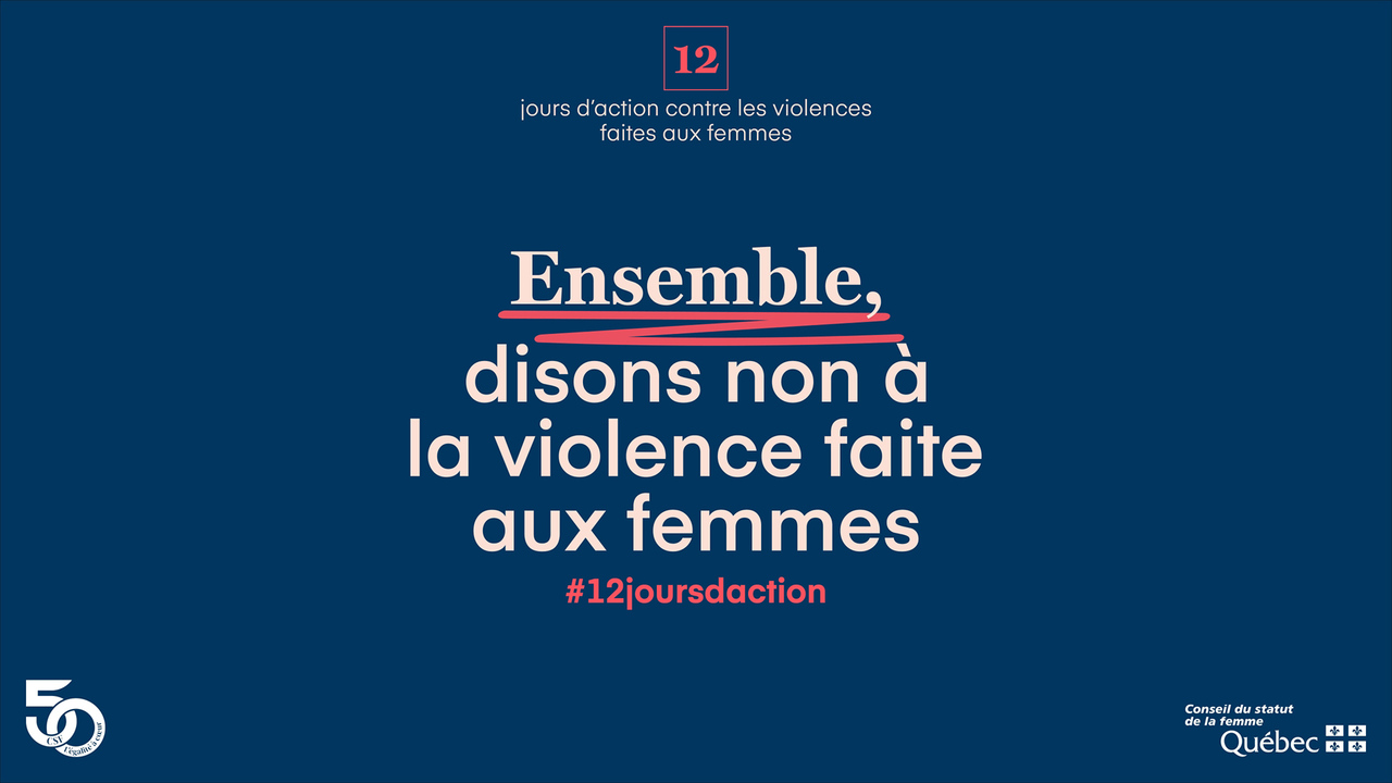 12 jours d'action contre les violences femme