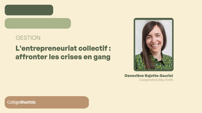 21e Colloque des sciences humaines - Entreprenariat collectif