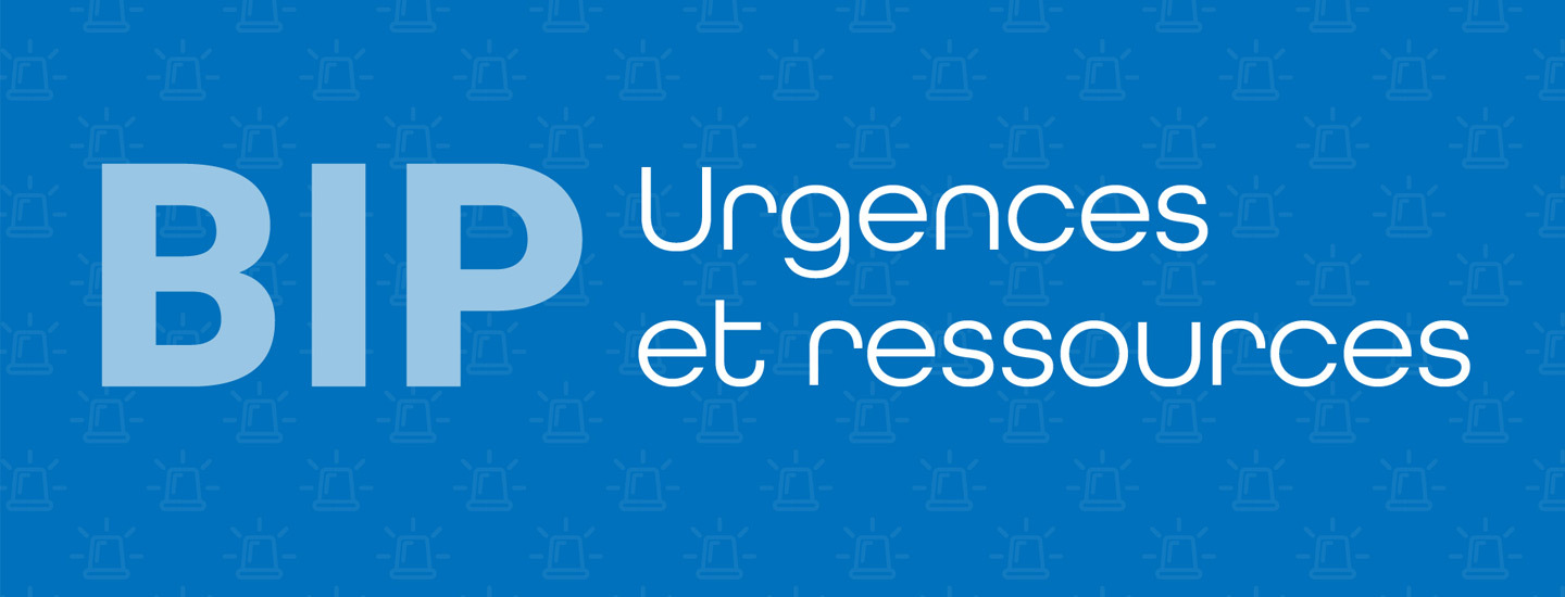 BIP - Urgences et ressources - 1440 x 550