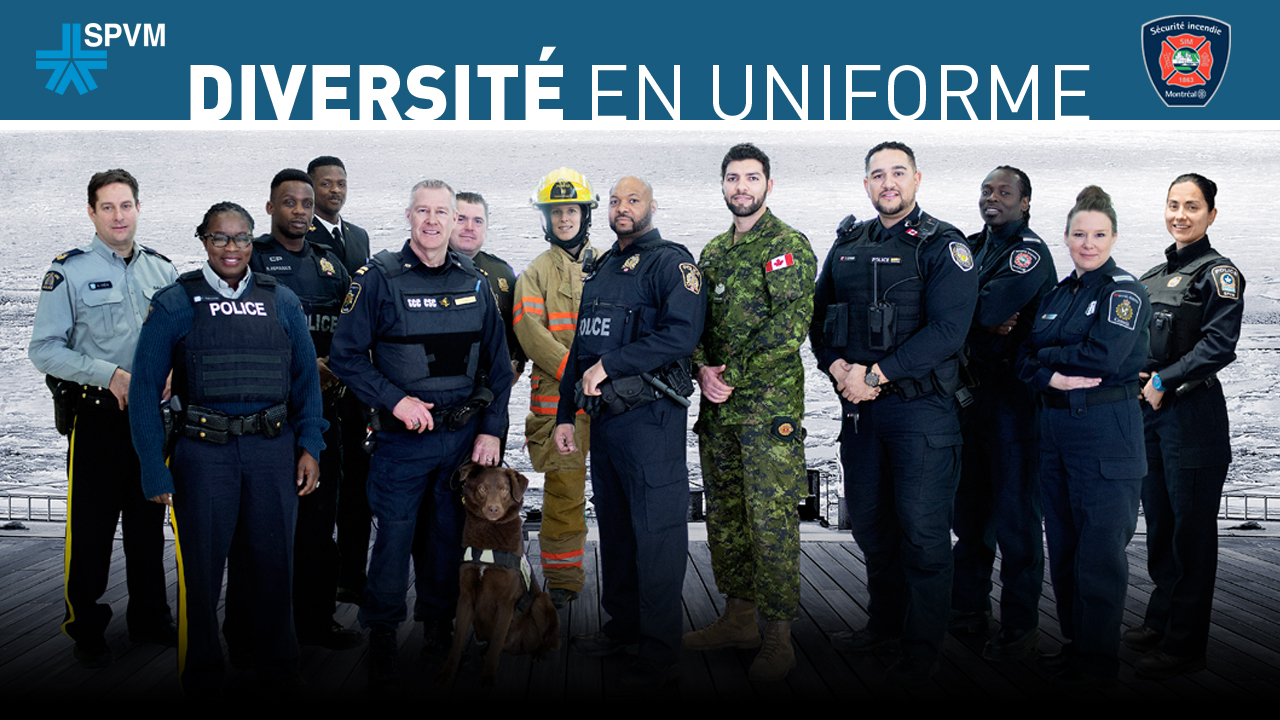 Diversité en uniforme