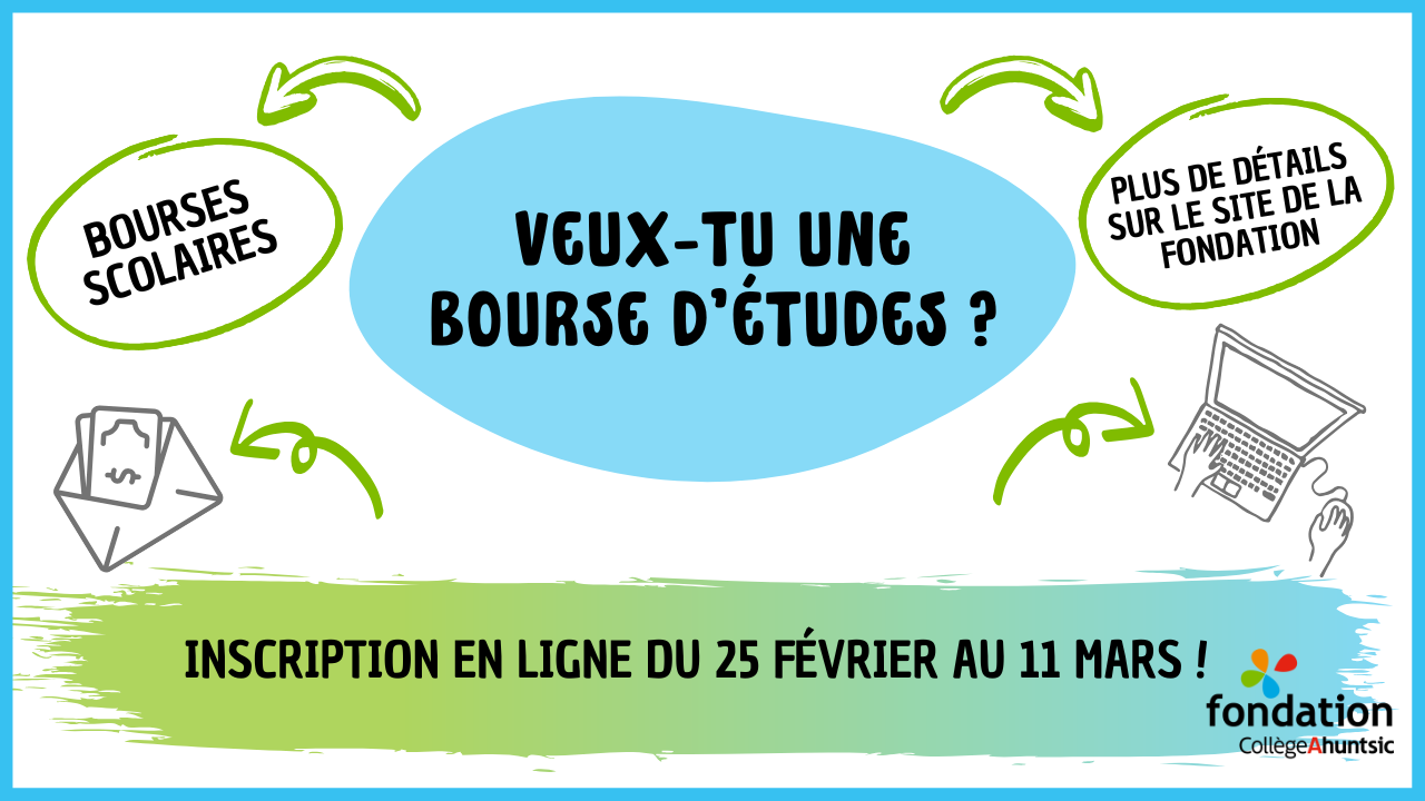 Fondation - visuel promo bourse scolaire H25