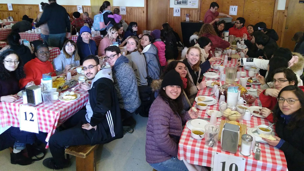 Cabane sucre 2018 groupe soupe