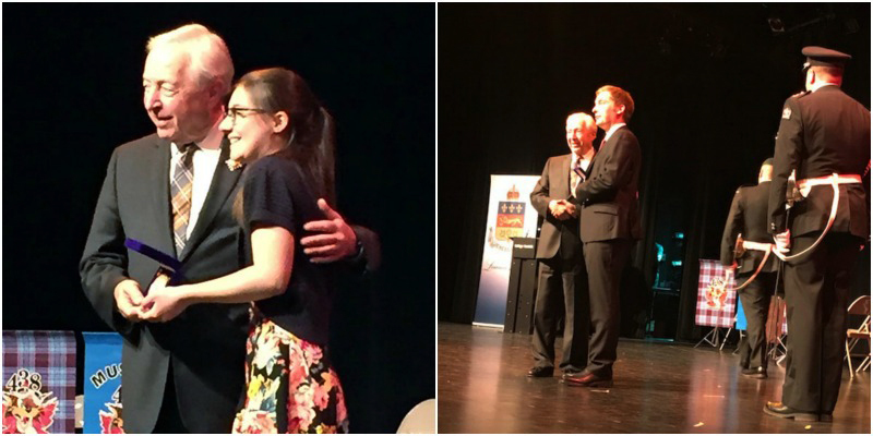 Remise de médailles du lieutenant-gouverneur au Collège Ahuntsic