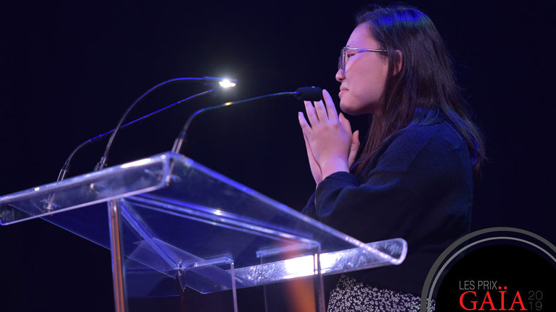 Camille Goulet remporte un prix au gala Gaia