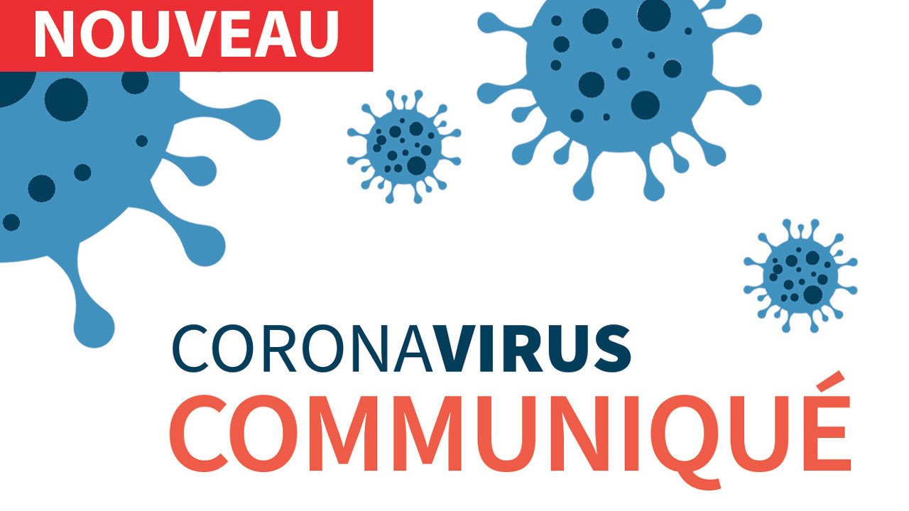 Communiqué coronavirus nouveau