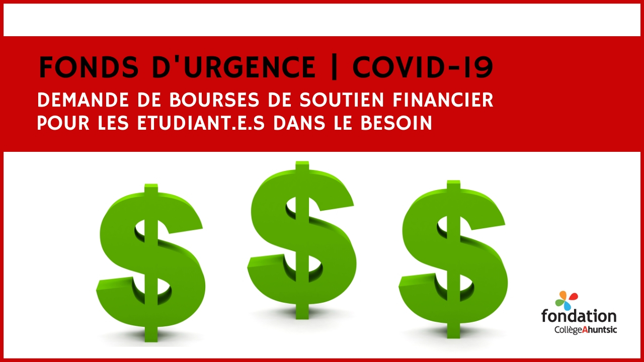 Comment Demander Une Bourse De Soutien Financier COVID-19