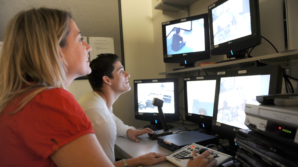 Salle de simulation technique d'intervention en délinquance