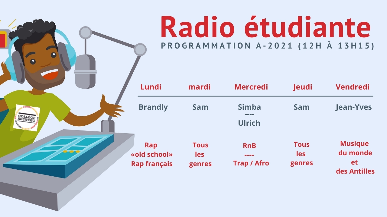 Radio étudiante A2021-Web