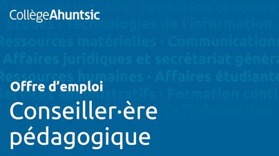 Emplois - Conseiller pédagogique