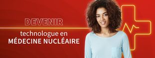 Technologie de médecine nucléaire - rouge