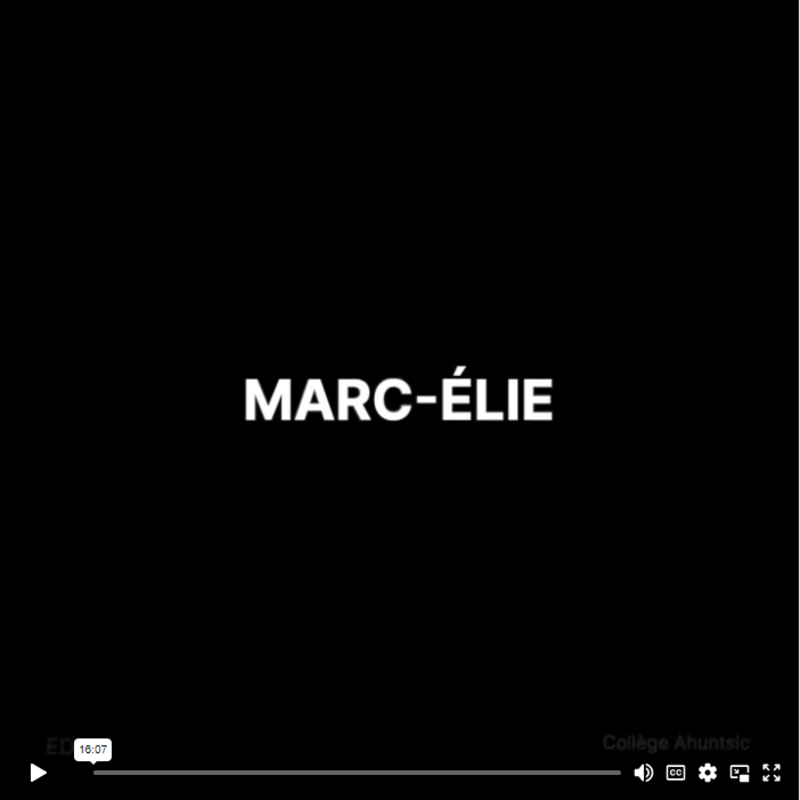 Liste de lecture Marc-Elie - portail EDI