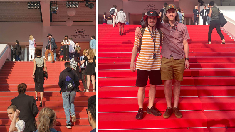 Étudiants de cinéma à Cannes 2023